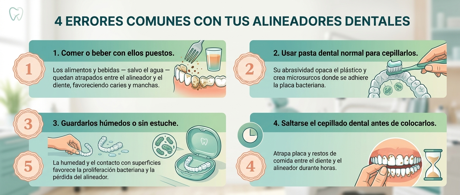 ERRORES ALINEADORES DENTALES